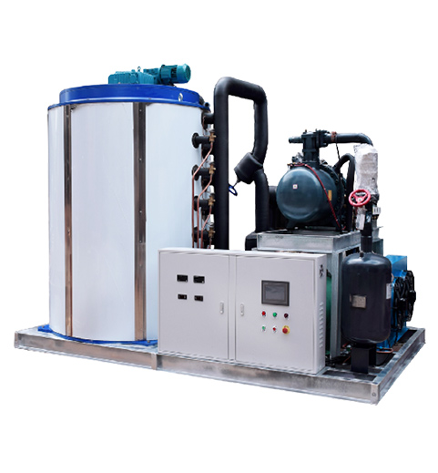 Flake ice machine